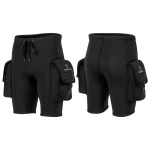 Mens Wetsuit Shorts 3mm Neoprene with Pocket